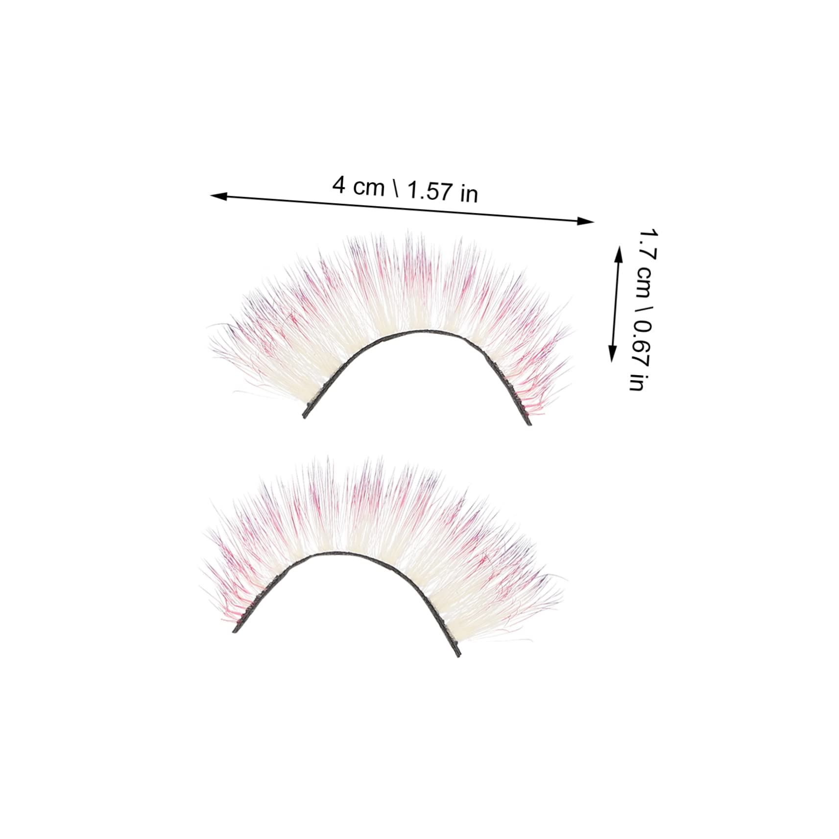 MAGICLULU 5 Set Di Ciglia Finte Ciglia Finte Soffici 3d Extension Per Per Trucco Per Donne Comode Da Indossare Per Cosplay Halloween Fotografia 5 Paia*5