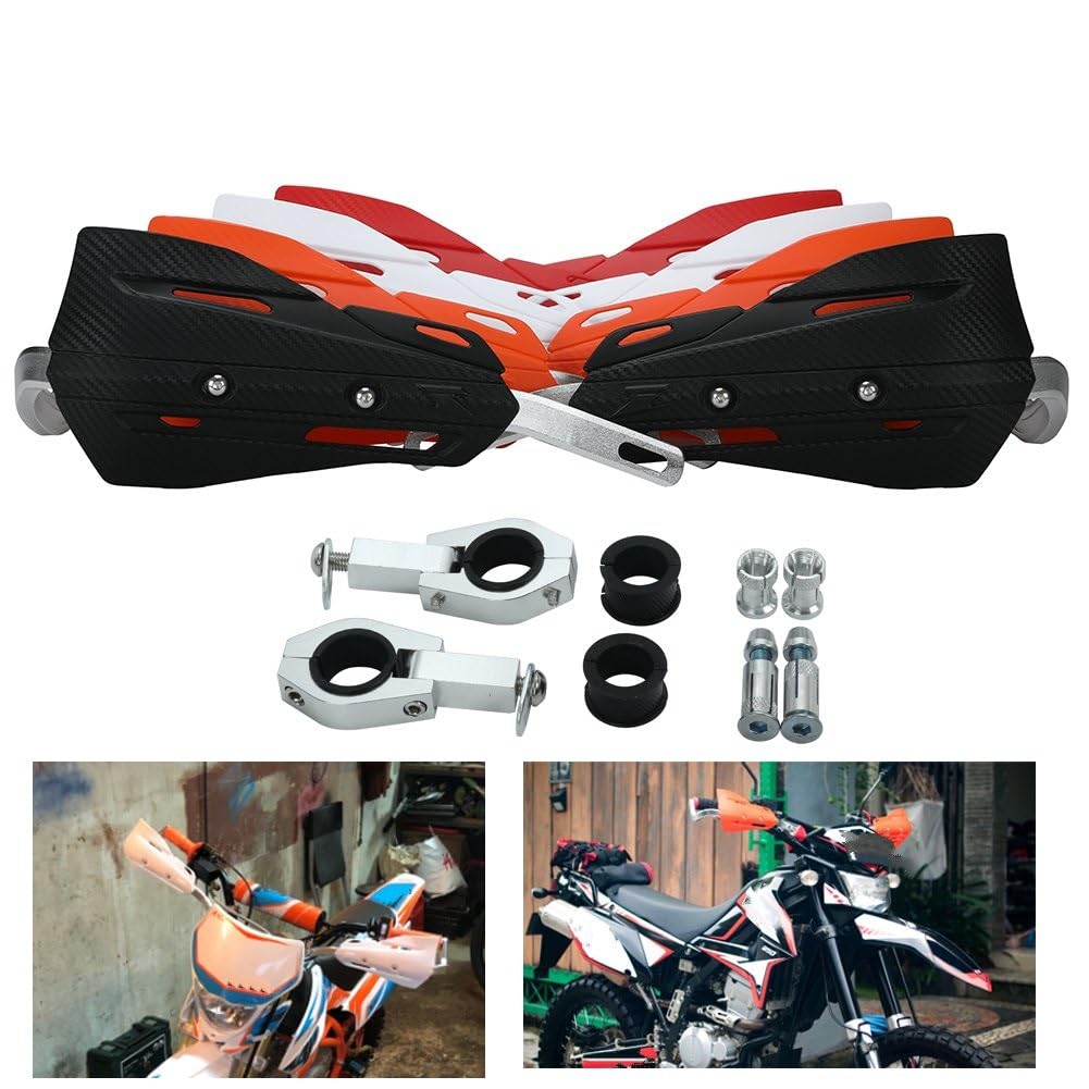 Moto Paramani Moto 22mm/28mm Protezione per Paramani Paramani per CR per CRF Dirt Bike Enduro Supermoto Paramani Motocross (Colore : Rosso)