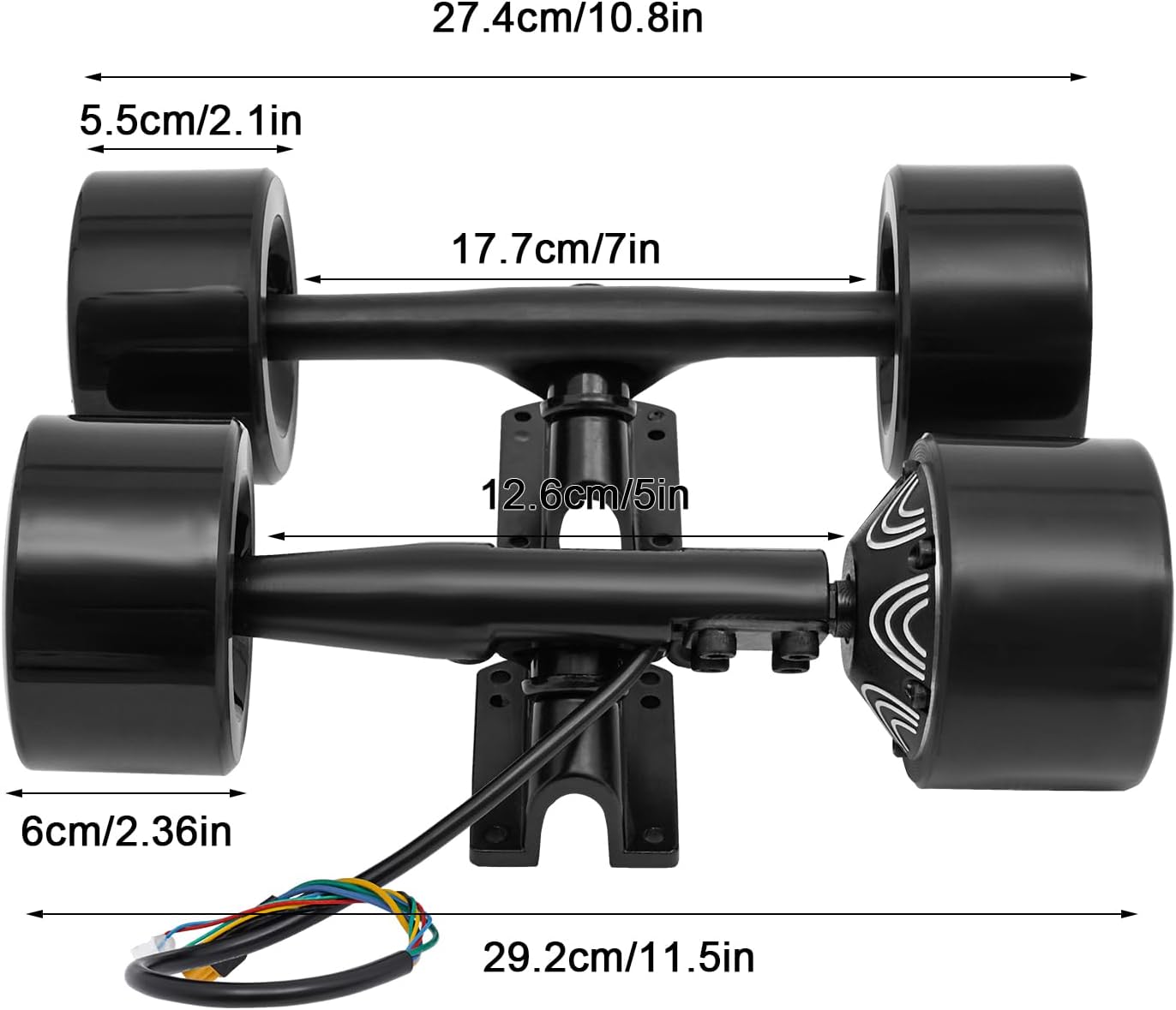 Single Motor Set for Electric Skateboard, Speed Skateboarding Equipment, Electric Longboard for Adults, Teenagers