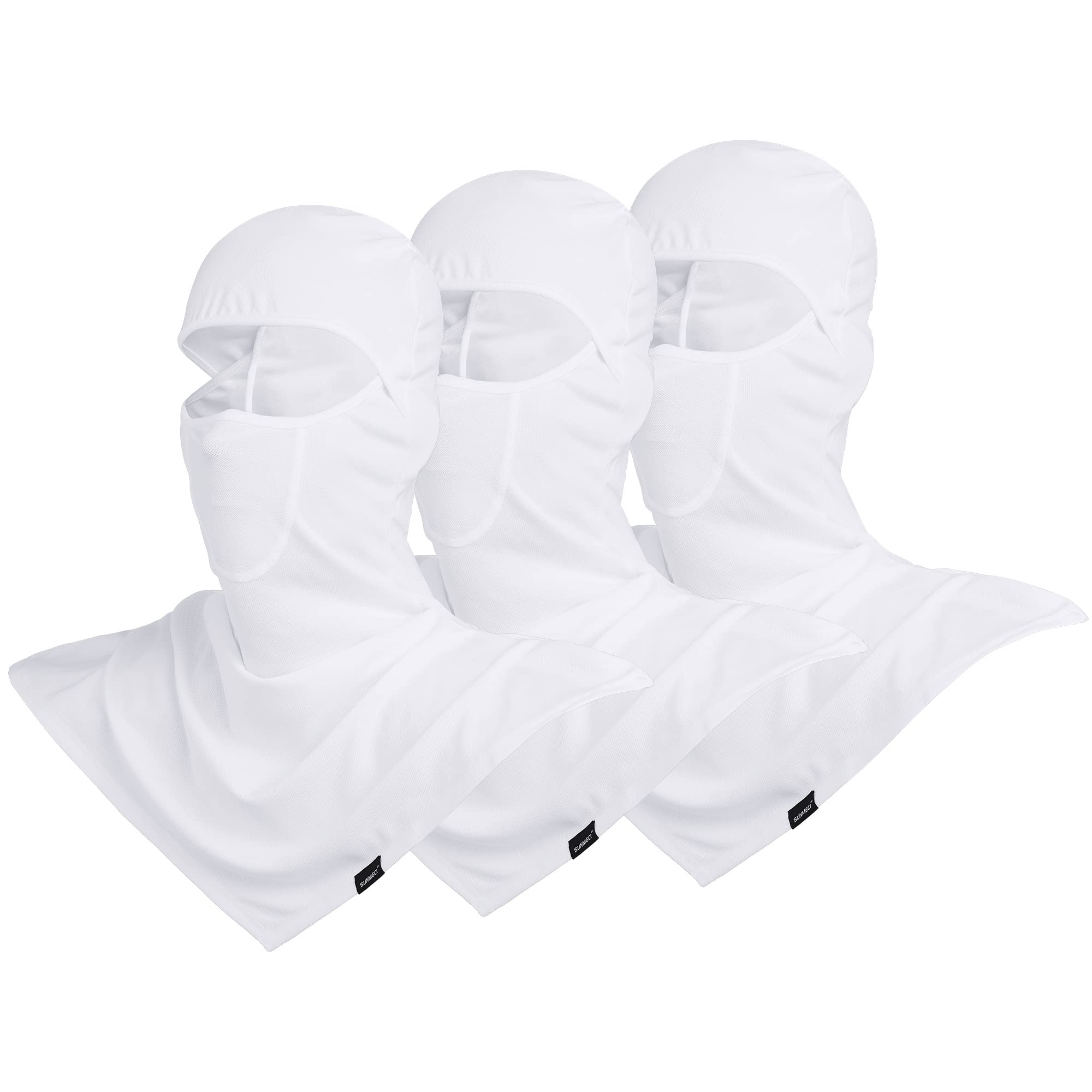 SUNMECI3 Pieces Balaclava - Summer Sun Protection Motorcycle Fishing Sun mask Breathable Windproof Long Face Mask for Men Women