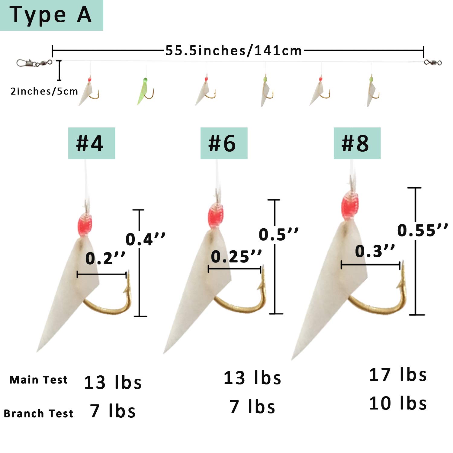 Snapklik.com : Fishing Bait Rigs Set 15 Packs String Hooks Glow Lure ...