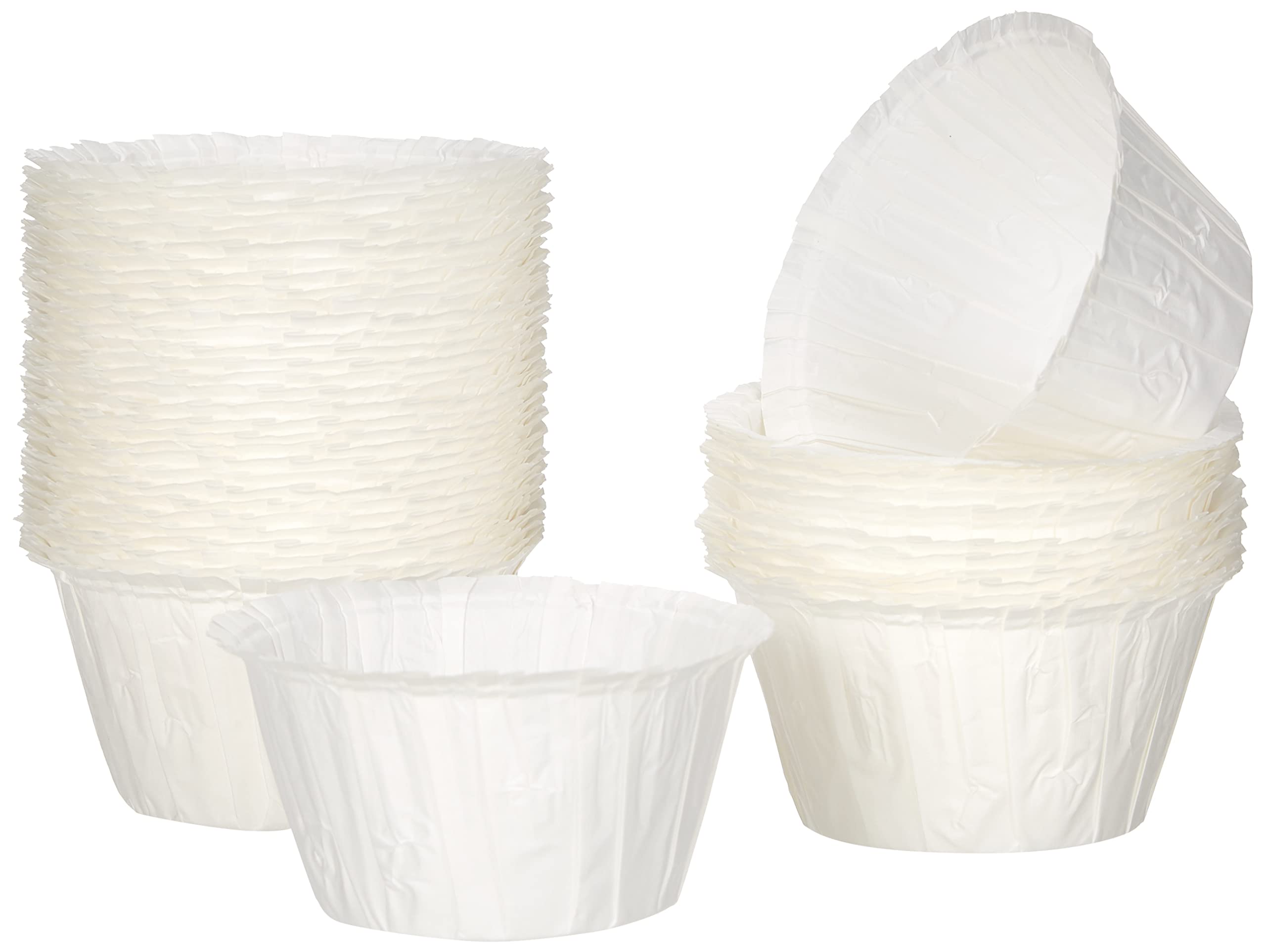 Ibili Blanco 738200 - Cápsulas Para Muffins, 7,50 Cm, 50 Unidades