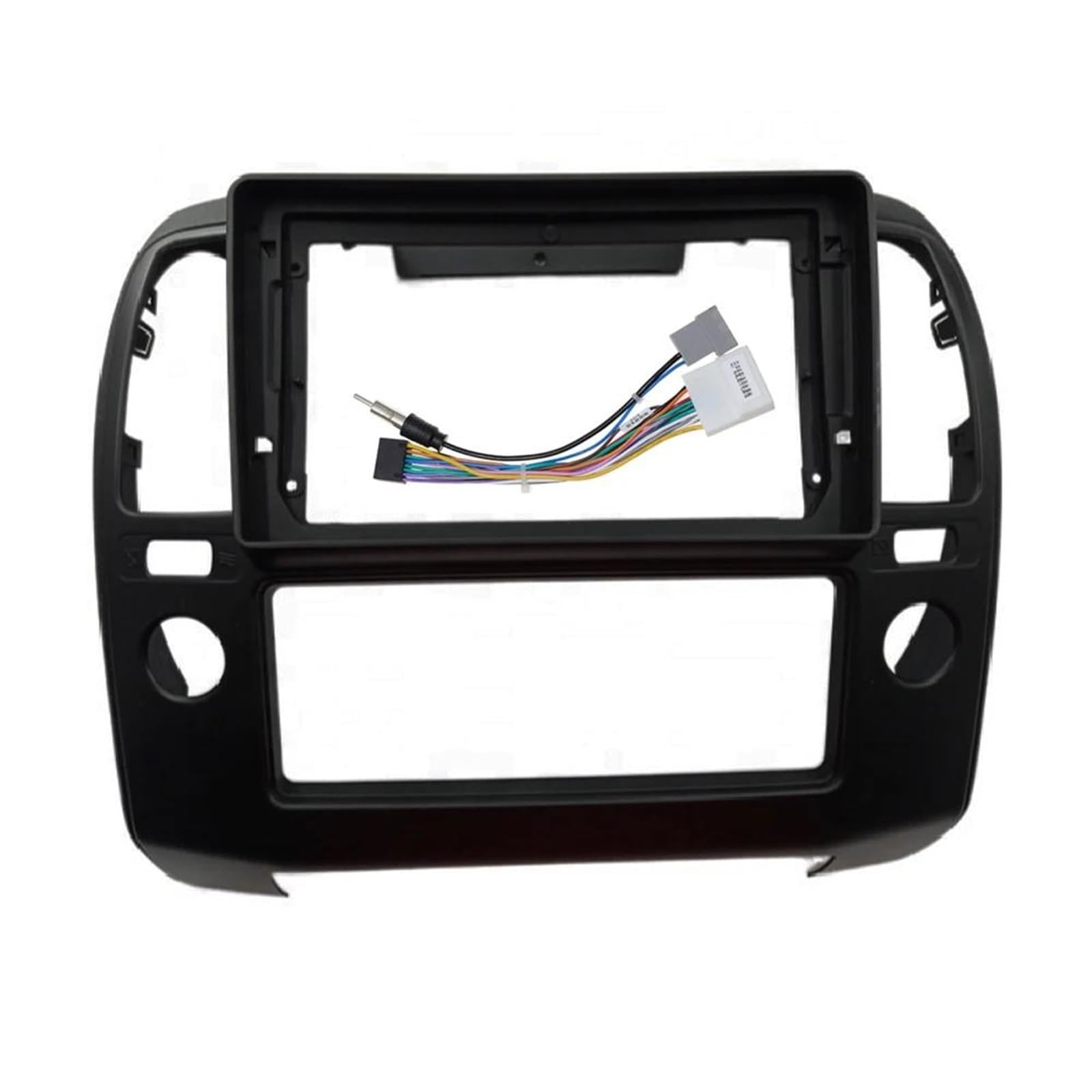 Cadre de façade d'autoradio Adaptateur De Cadre De Voiture Fascia Pour Nissan Pour Navara 2006-2012 Pour Navara D40 Android Radio Dask Kit Fascias Cadre Façade | Frame cord