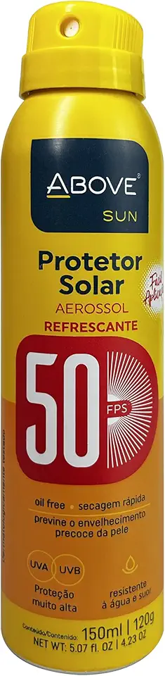 Above Protetor Solar Fps 50 Aerossol 150Ml/120G