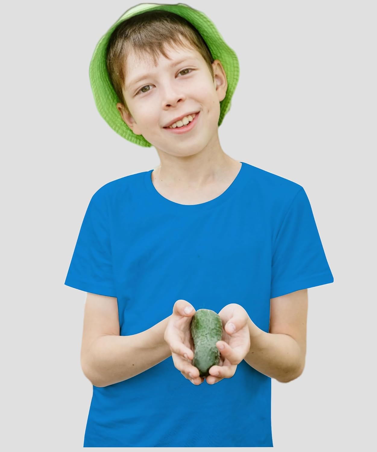 Boys/Kids/Toddlers Crew Neck Cotton T-Shirts Short Sleeve Summer Basic Tops(Age 2-12Y) - Image 2