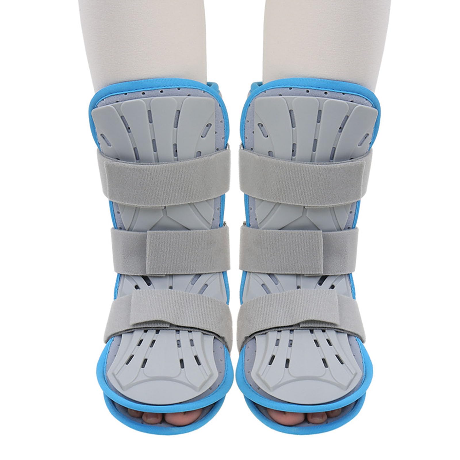 SFKLYU Férula para Tobillo y Pie, Botas Correctoras para Esguinces de Tobillo, Férula de Fijación para Tobillo con Deflector, Forros Desmontables,1 Pair,S