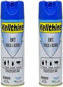 Kellthine Aerossol Anti Traças e Ácaros, 300ml, Kit com 2 Unidades