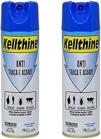 Kellthine Aerossol Anti Traças e Ácaros, 300ml, Kit com 2 Unidades