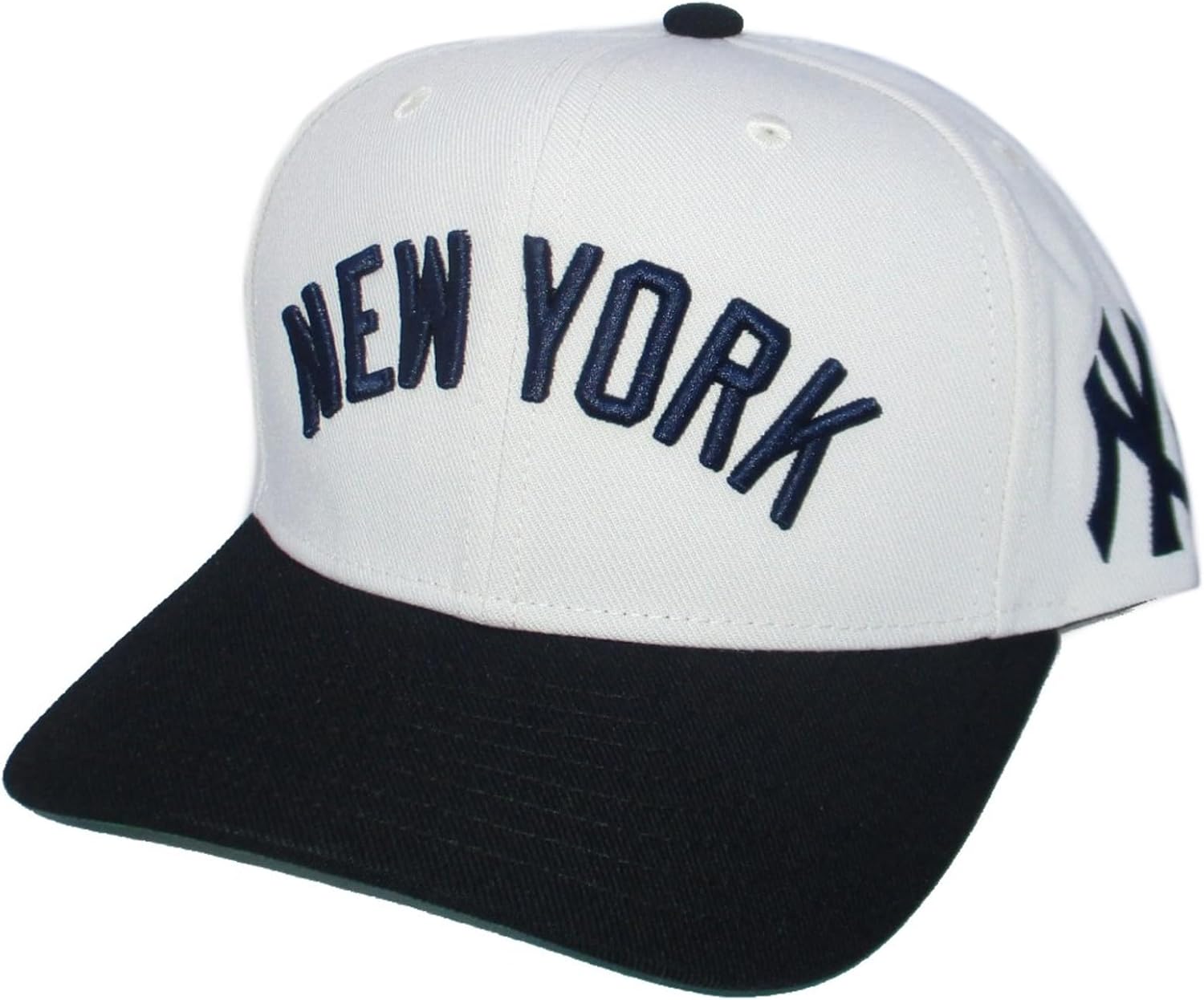Mitchell & Ness MLB Off Word Pro Snapback Adjustable Hat Cap - Off White