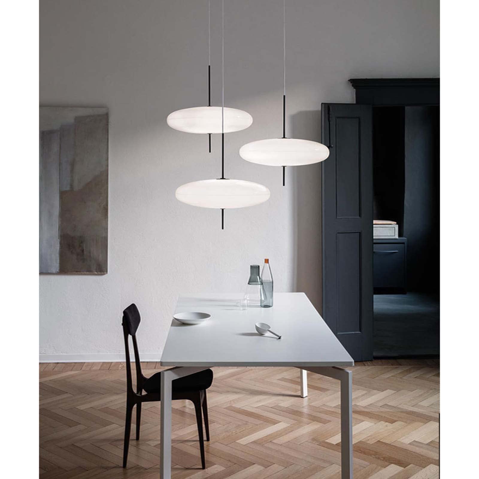 Lámpara colgante de acrílico nórdico de 19.7 pulgadas, lámpara de techo colgante de 5 luces para comedor isla de cocina (blanco) 4