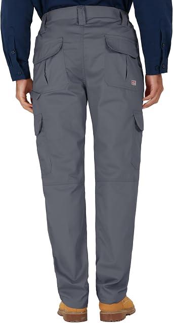 Ubon FR Pants for Men Flame Resistant Cargo Pants 7.5 oz FRC Pants Elastic Waist Fire Retardant Work Pants with 7 Pockets