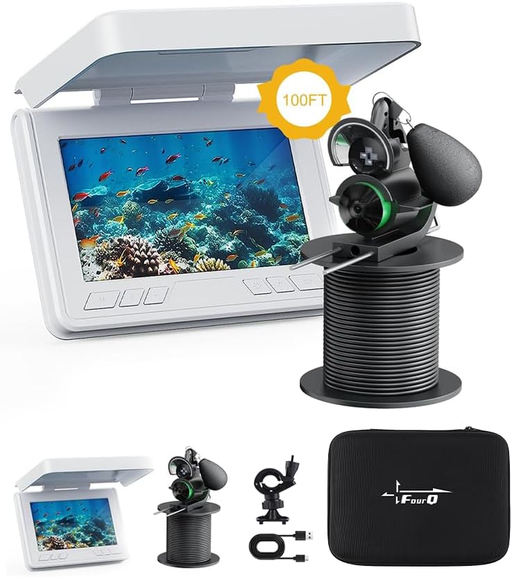 FourQ Underwater Fishing Camera,Fishing Camera Ice...