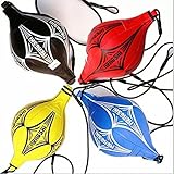 Bola de Boxeo Profesional pera de velocidad de boxeo saco de boxeo de suspensión tipo velocidad bolsa formación Set Multi Color, rojo