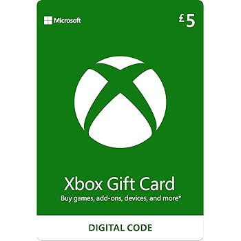 Xbox Gift Card £5 Digital Download
