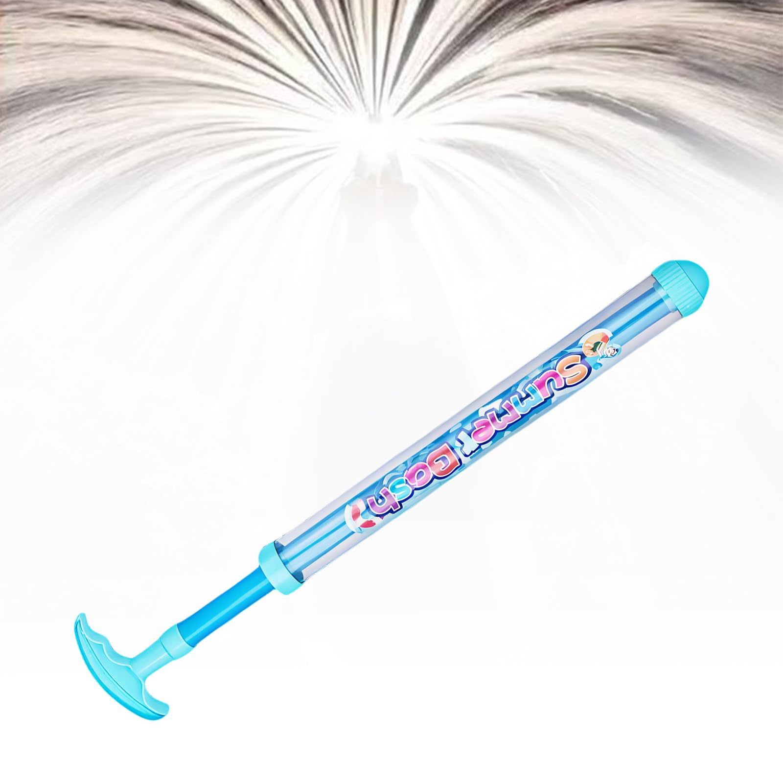 Firework Water Gun - Romantic Firework Style Water Squirters, Fun Pull-Out Waterguns, Fireworks Water Spray Toy for Parties, Concerts Water Festivals Pool Party Family Gatherings Garden Toy (Blue)