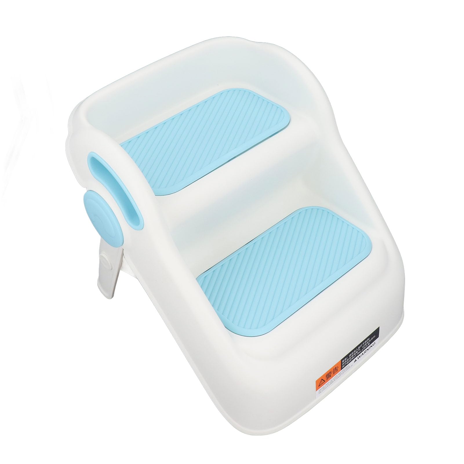 Sgabello con Gradino per Bambini Resistente Poggiapiedi per Bambini a 2 Gradini Design Ergonomico per Bagno Cucina Plastica
