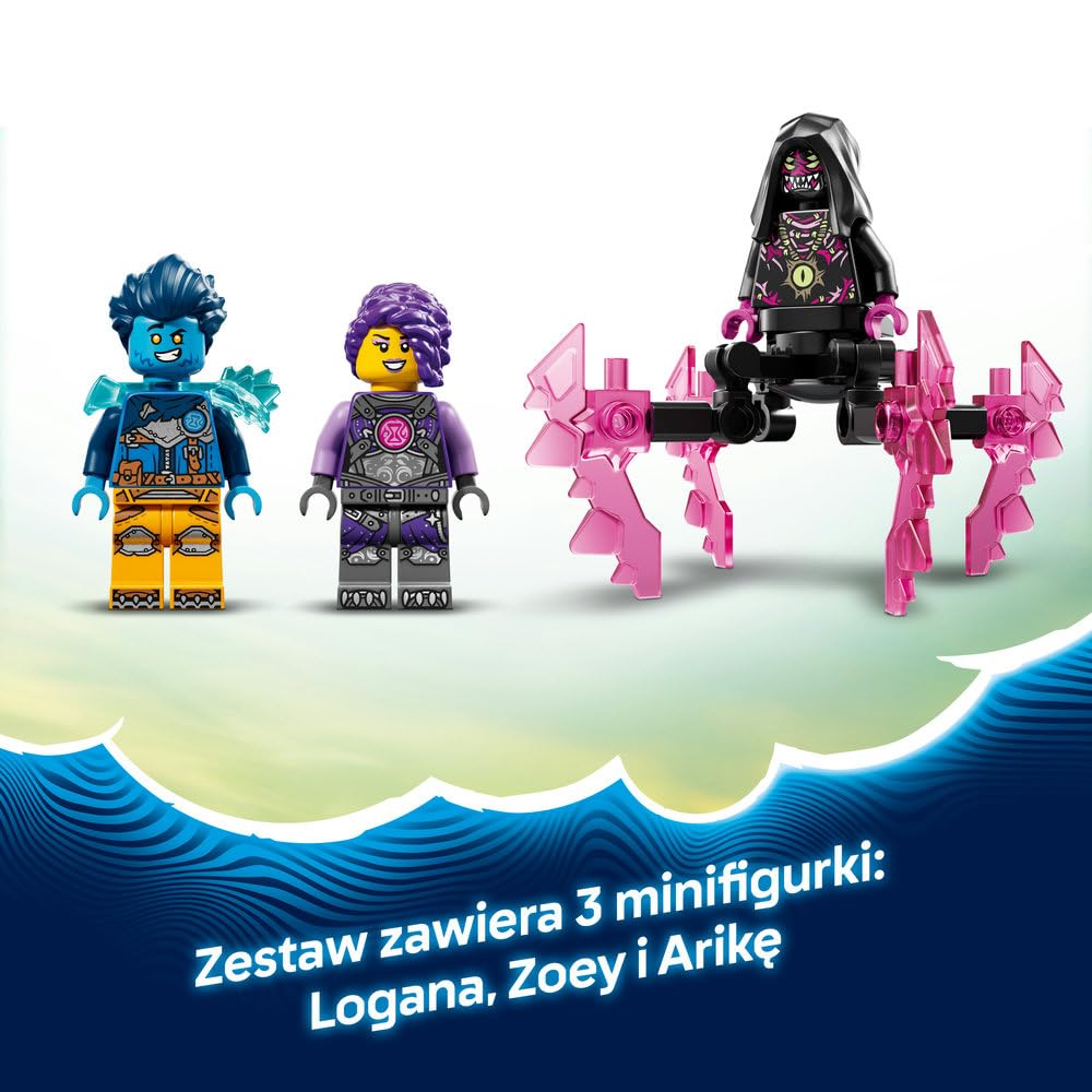LEGO DREAMZzz Krokodylołódź podwodna 71512 | krokodylołódź, zabawka akcji, prezent dla chłopca i dziewczynki 8+, przygoda fantasy, 1107 elementów