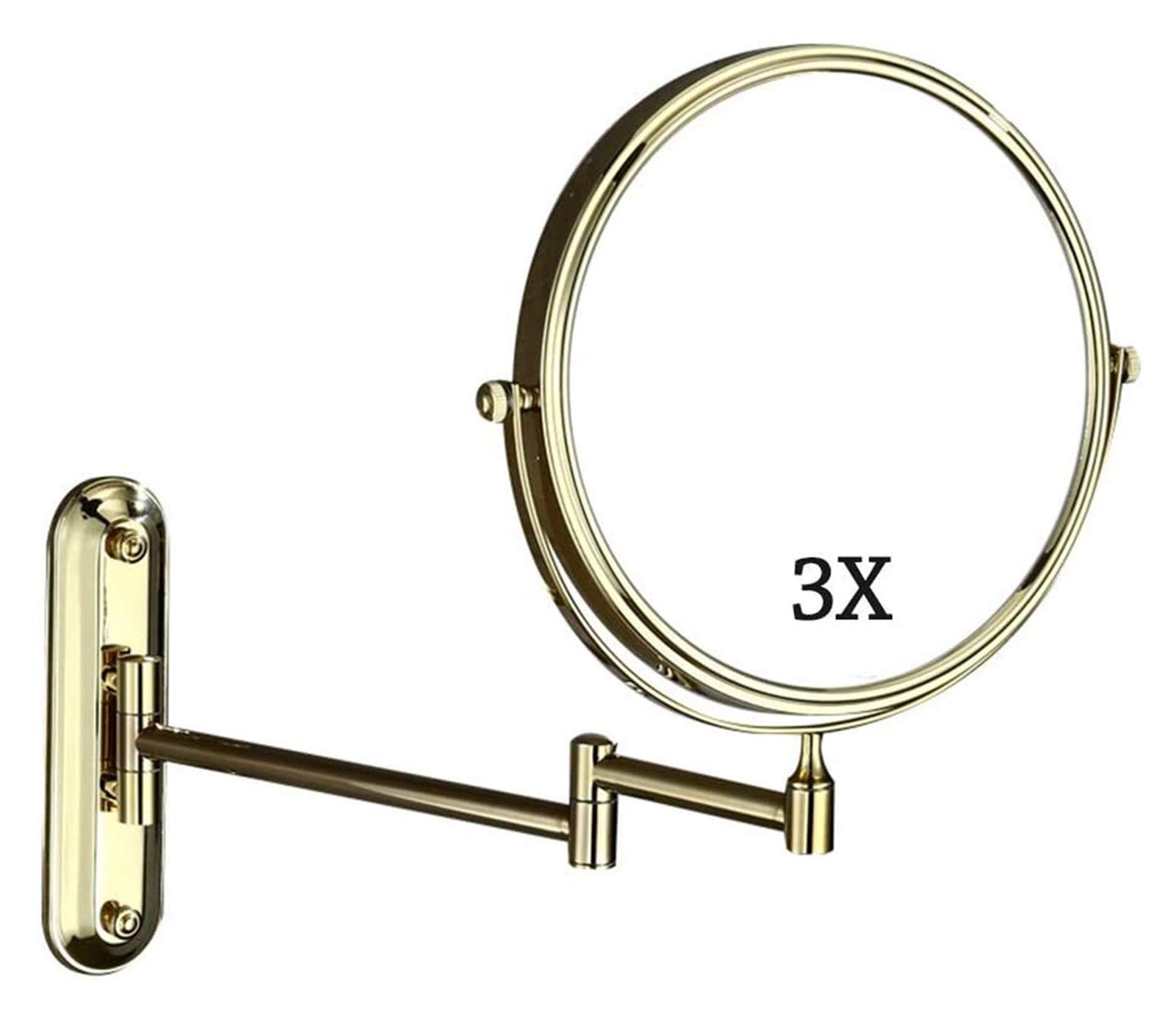 Miroir de maquillage mural résolvant le manque de visibilité grâce au zoom 3X