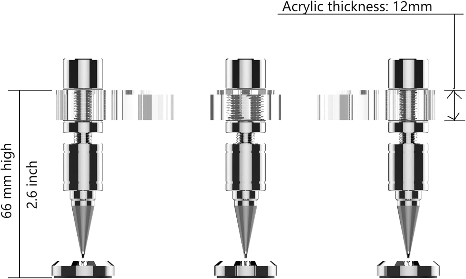 Compatible for HomePods Desk Stand,Vibration Damping Stand,Improve The Quality of The Sound and Make The Product Look More technologically Advanced (Transparency)