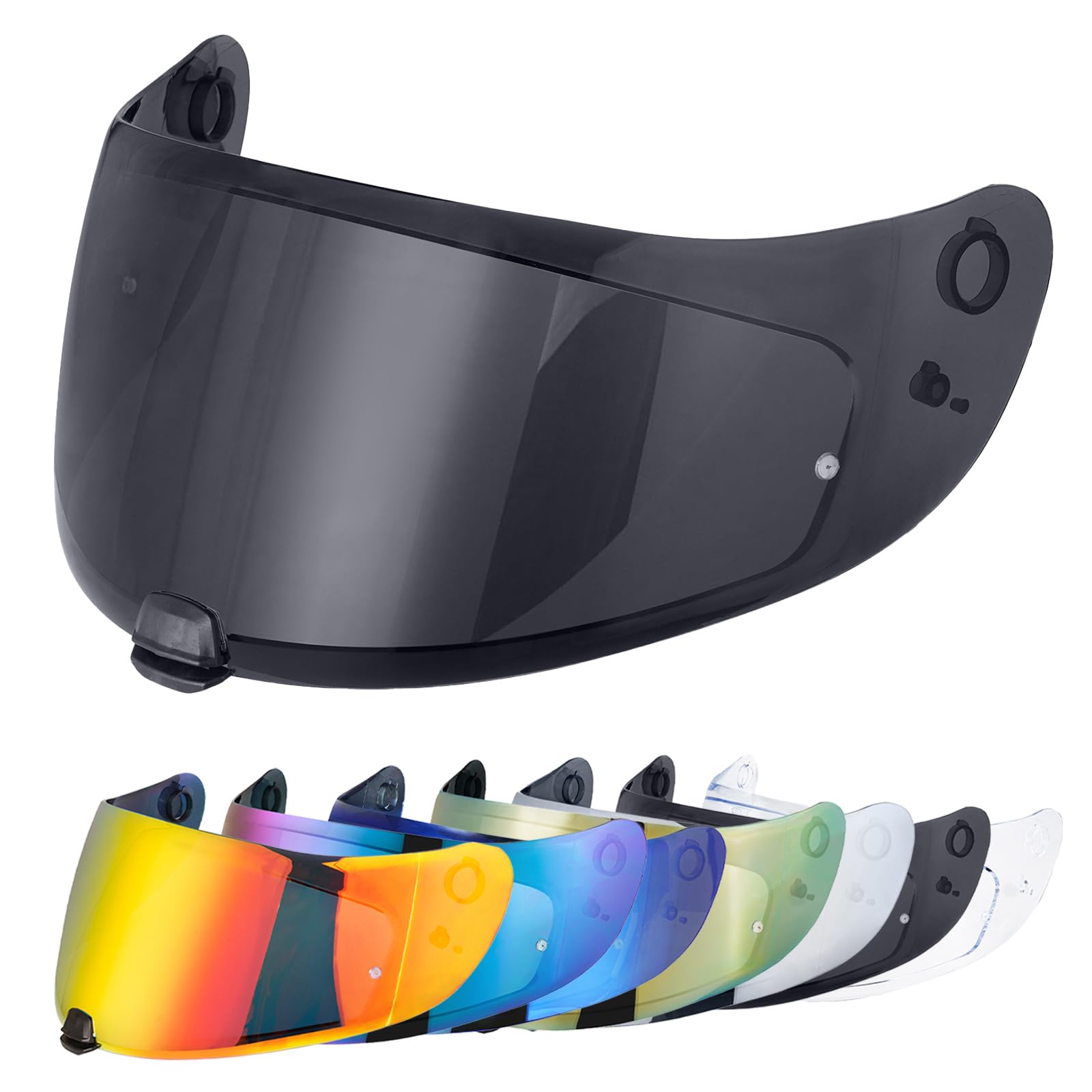 hjc c70 helmet visor Semi-Flat Anthracite / XS density EPS liner adds another layer of protection Replacement Motorcycle Helmet Visor Lens