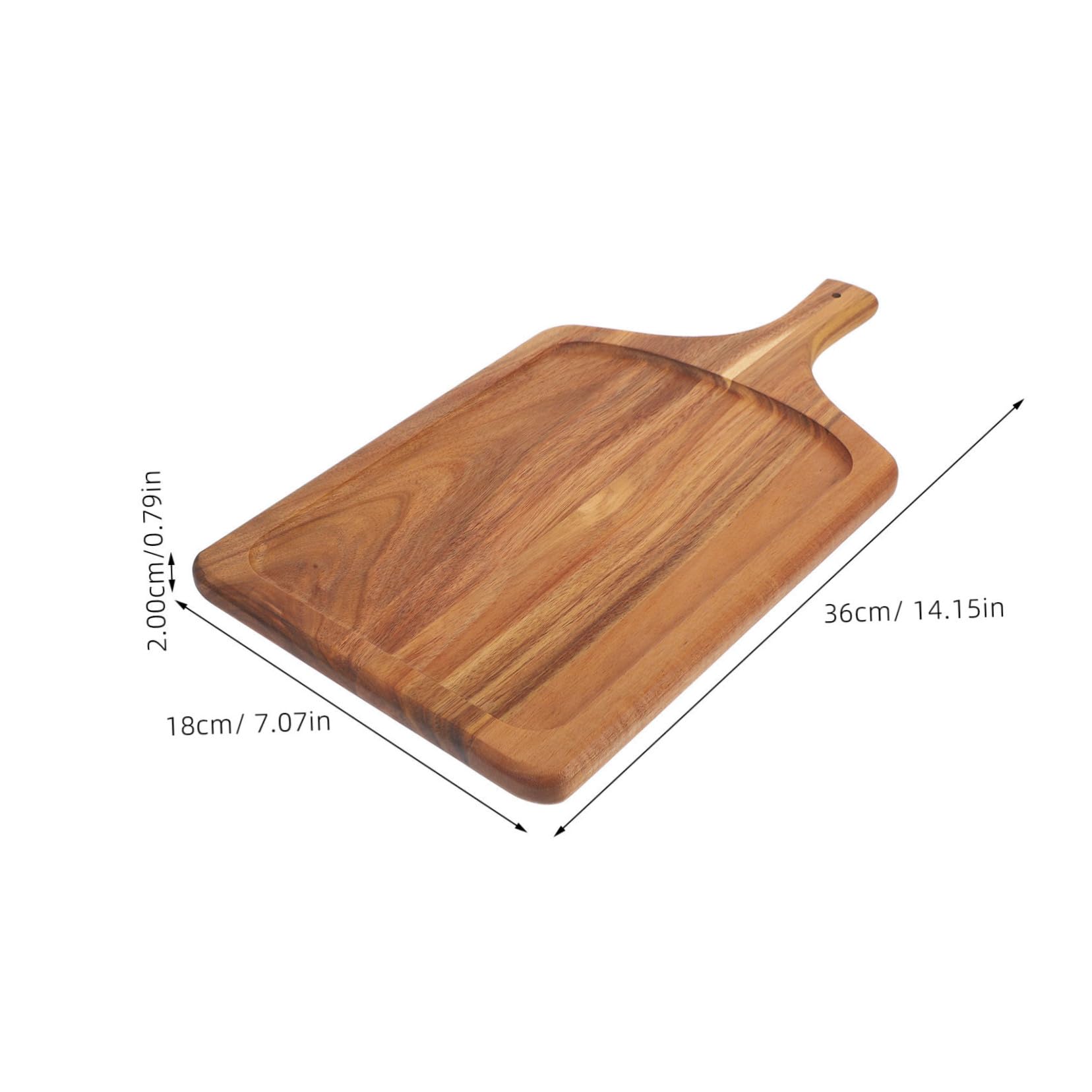 CIYODO Pizza Boards Acacia Wood Charcuterie and Pizza Tray Multi Use Board for Steak Cheese and Veggies Serving Platter for Entertaining 1pc Cheese Boards