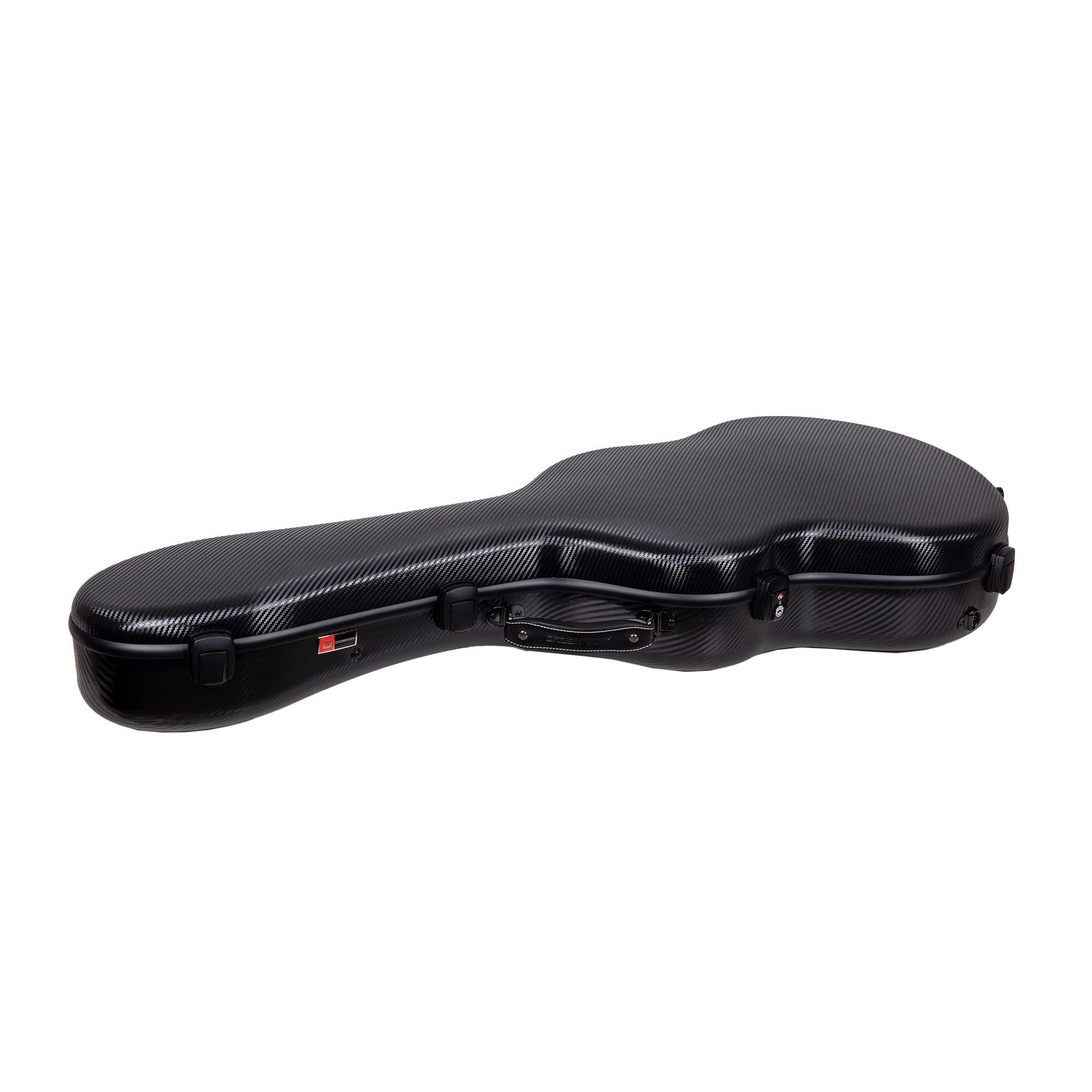 Étui Rigide en polycarbone pour Guitare Classique 4/4 | Finition Brillante Anti-Rayures Black, Serrure TSA, hygromètre, Sac Accessoires Amovible, Sangles Sac à Dos
