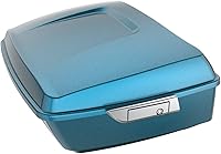 Vista 91 de Harley Tour Pack, equipaje desmontable Razor Tour Pack Maleta para Harley Touring Street Glide, Electra Glide, Road King, Road Glide Special Azul