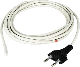 1,0m Silikon-Heizkabel Heizkabel Silicon 40W/m, extrem flexibel und bis +200°C Temperaturbeständig, 5,5mm Durchmesser, IP68 Wasserdicht