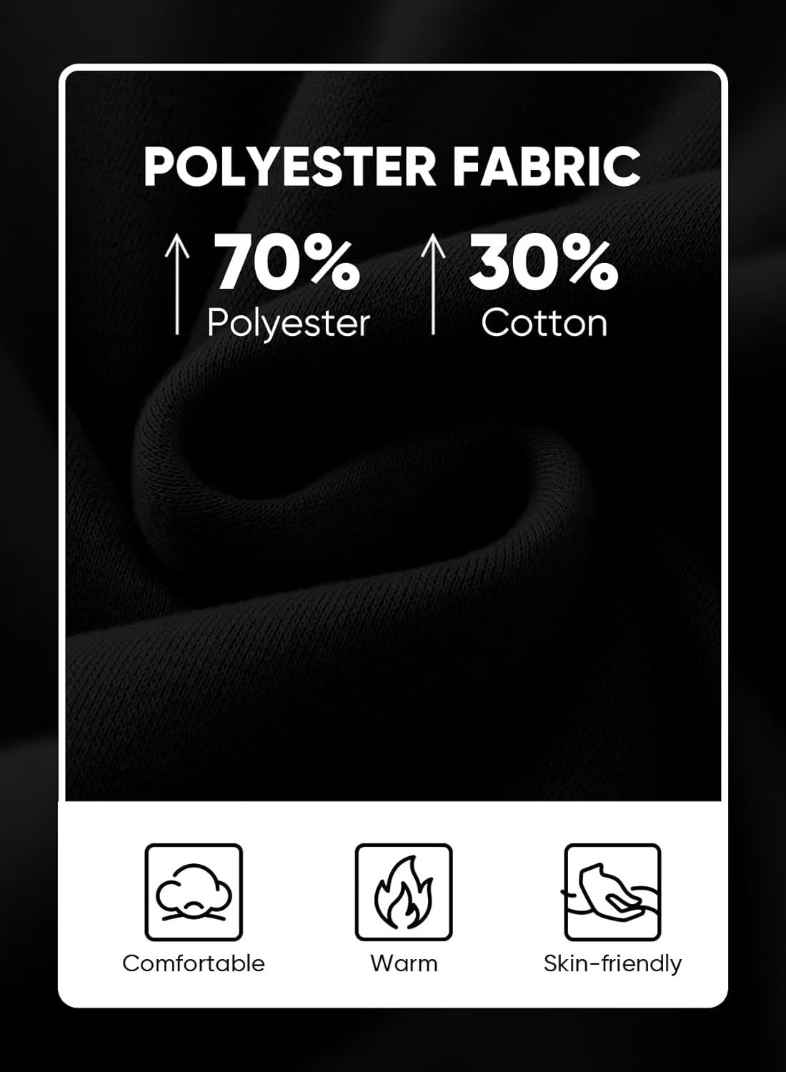 JMIERR Mens Casual Cotton Hoodies Drawstring Quarter Zip Pullover Sweatshirts - Image 7