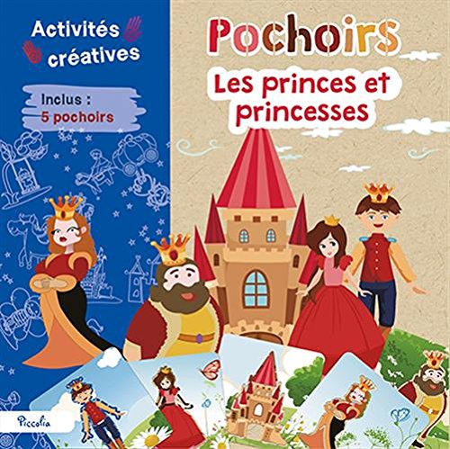 Pochoirs Les princes et princesses : Avec 5 pochoirs