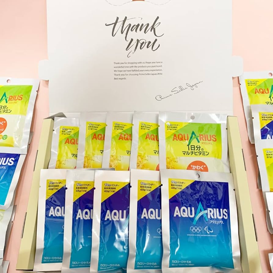 Amazon.co.jp: アクエリアス パウダー 2種 ギフトボックス