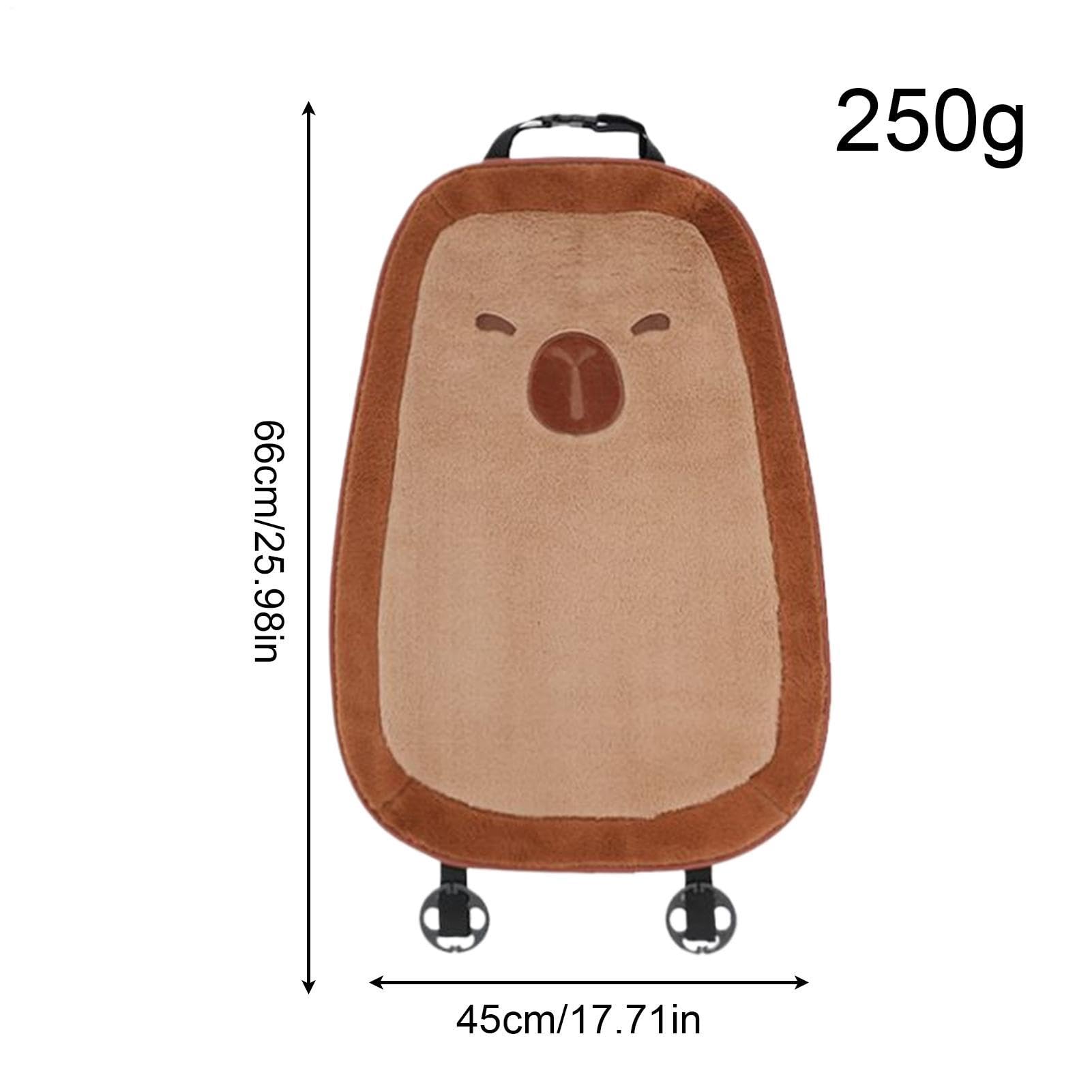 Automotiveseats - Capyybara - Protector de asiento de coche de felpa, cómodo cojín para silla | Cojín de asiento para conducir coches