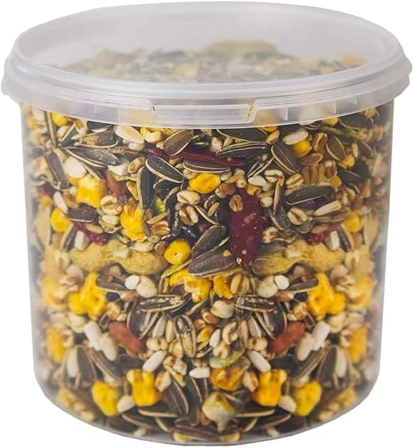 GardenersDream NO1 Parrot Food | Premium Quality High Energy Mix | Nutritious Wild Garden Bird Feed | Additive Free Cleaned to 99.9% Purity | Provides Both Mental and Physical Stimulation (1L Tub)