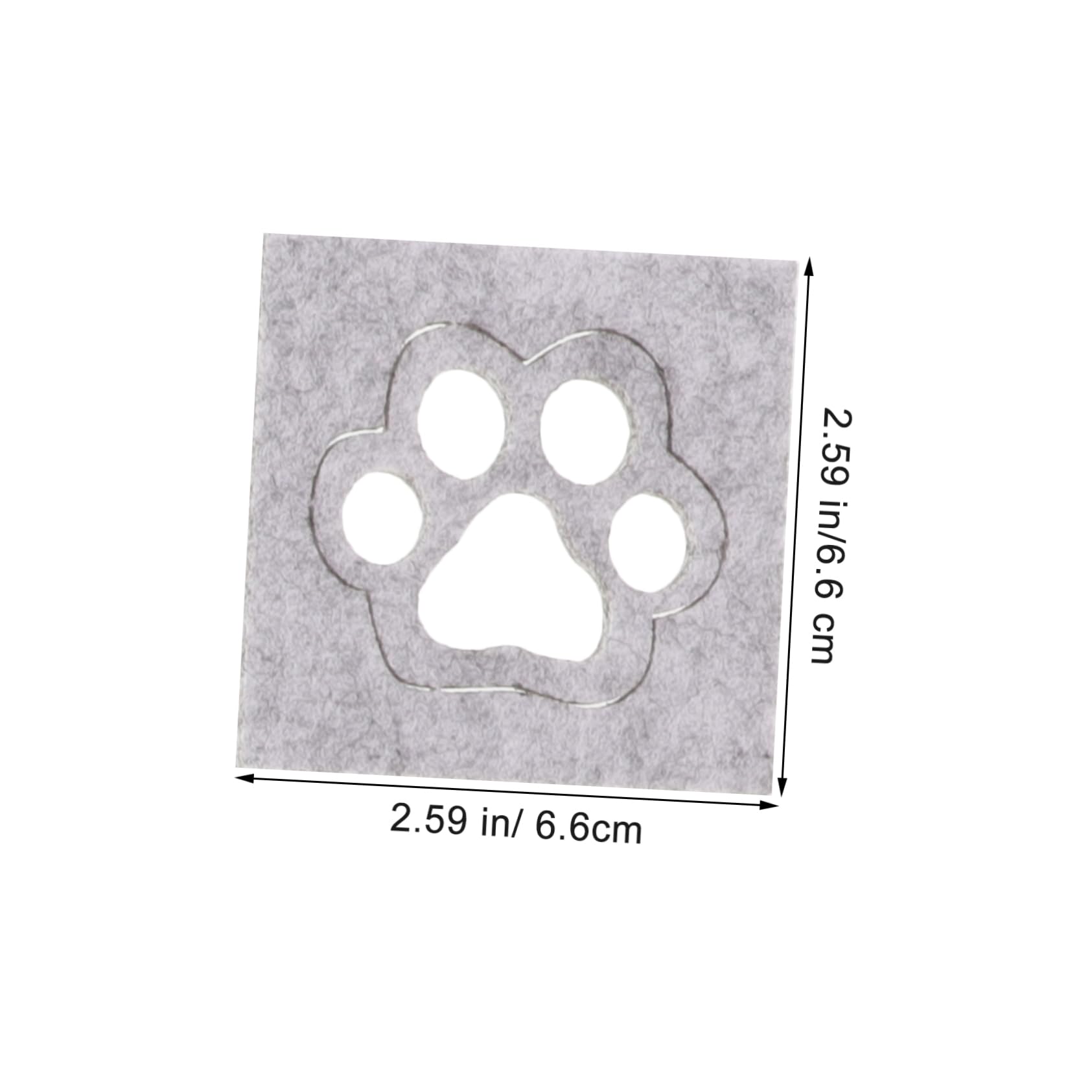 KONTONTY 5Pcs Wool Felting Molds Applique Templates for Needle Felting Crafts for Beginners Easy to Use Store for Creative Handicrafts