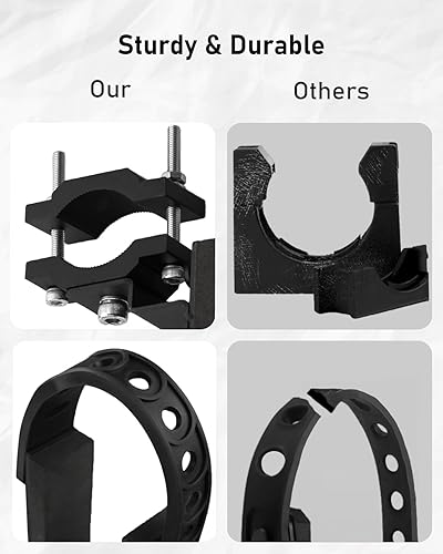 Miniatura 5 de Belinous Soporte para Armas UTV, Rack para Armas UTV Rack para Arco Soporte para Pala se Ajusta a Barras de Rollo de 1.75"- 2" Compatible con