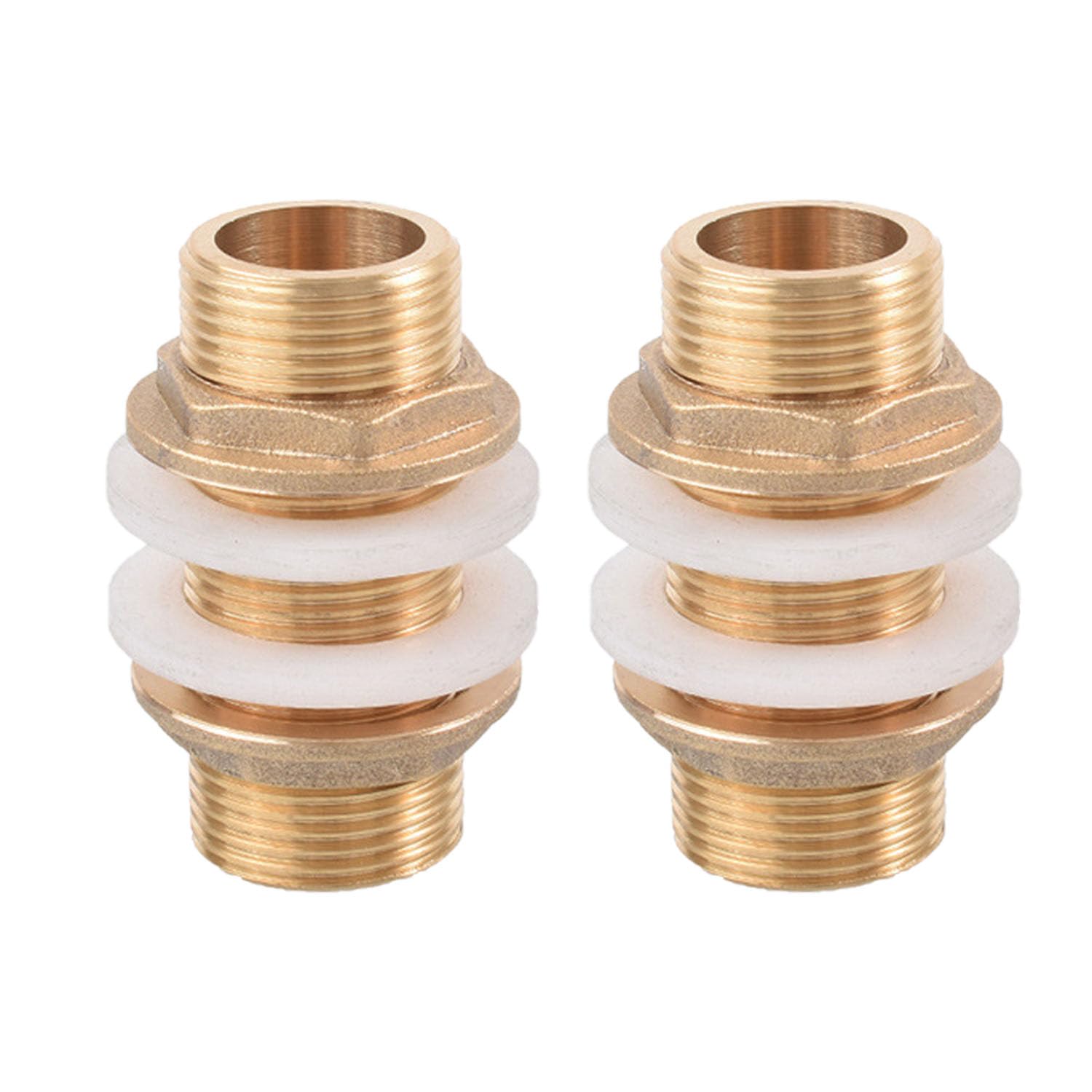 Lot De 5 Raccords Droits En Laiton 8mm Pour Tuyaux + 10 Colliers - Eau, Air, Carburant - Installation Facile