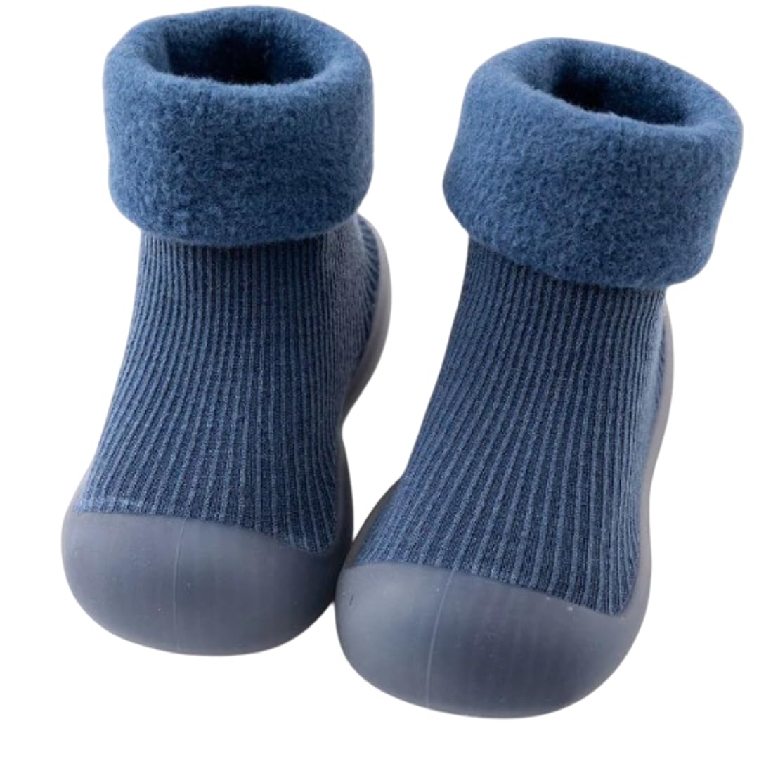 Baby Boys & Girls Anti-Skid Silicon Grip Rubber Socks/Bumper Socks/Shoes/Booties For 6 to 18 Months-BT4173-image-19