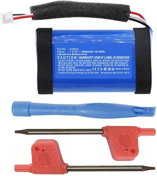 2600mAh C406A2, C406A2-2 Battery Replacement Compatible with Marshall Emberton Portable Bluetooth Speaker