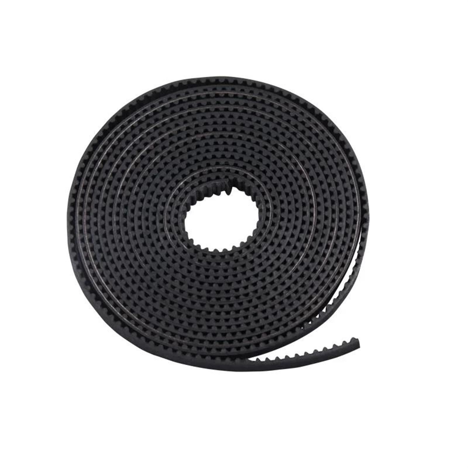 Dentado Correa Dentada Correa Abierta De Goma 2M, 5M, GT2-6mm, Conteo Tiempo Síncrona Negra 2GT Para Piezas Impresora 3D(2Meters)