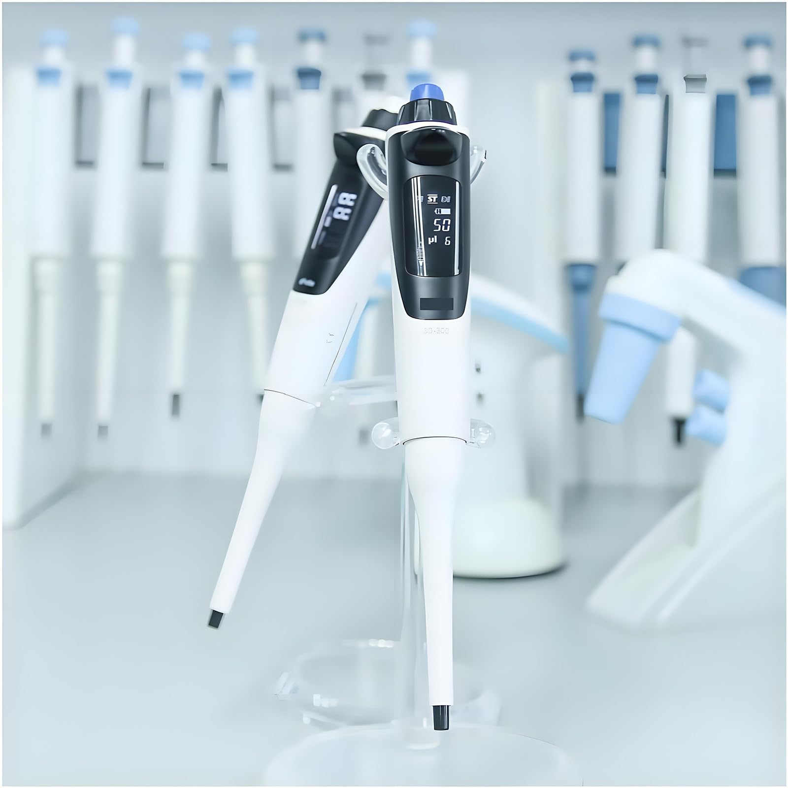 Zmotoryzowany Elektroniczny Dozownik Do Pipet,Jednokanałowa,Regulowana Pipeta,Precyzyjne Dozowanie Cieczy,łatwa Kalibracja,Regulowana Prędkość Ssania 100to1000ul