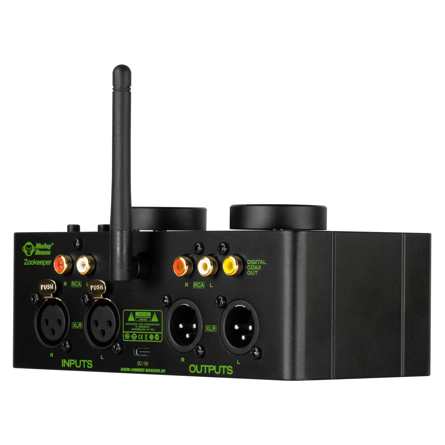 Monkey Banana Zookeeper Bluetooth Audio-Controller Monitor-Controller + keepdrum Adapterkabel