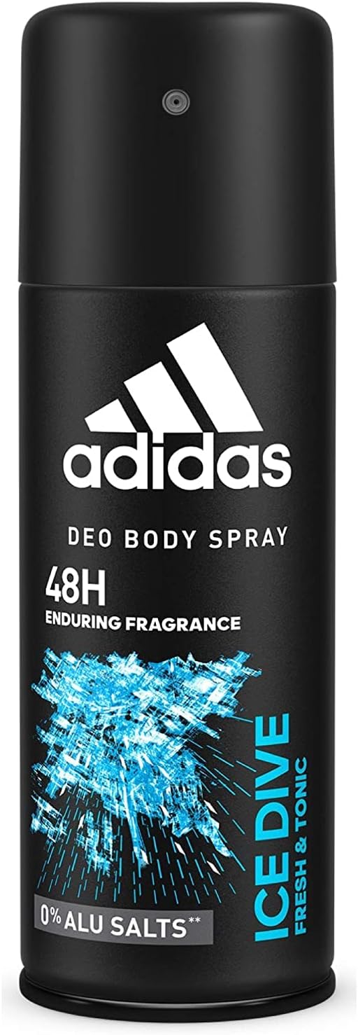 Ice Dive Deodorant 5 Fl Oz / 150ml Spray Developed with Athletes & Cool Tech Fresh 24 Hour Boost