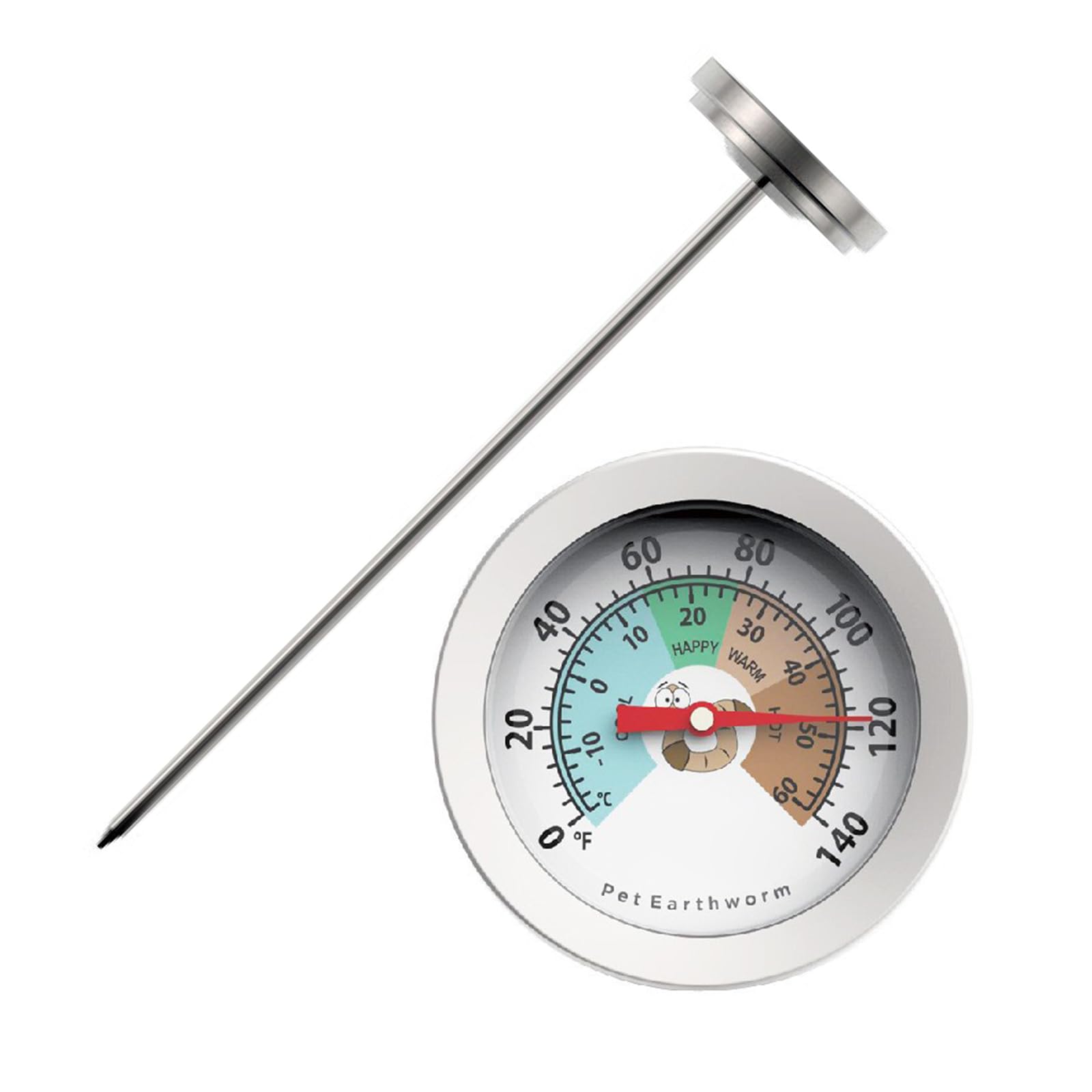 Reliably Heavy Duty 200Mm Soil Temperature Gauge Meter Ideal for Greenhouses Gardening Composting and Agricultural Use Agricultural Temperature Measuring Tool