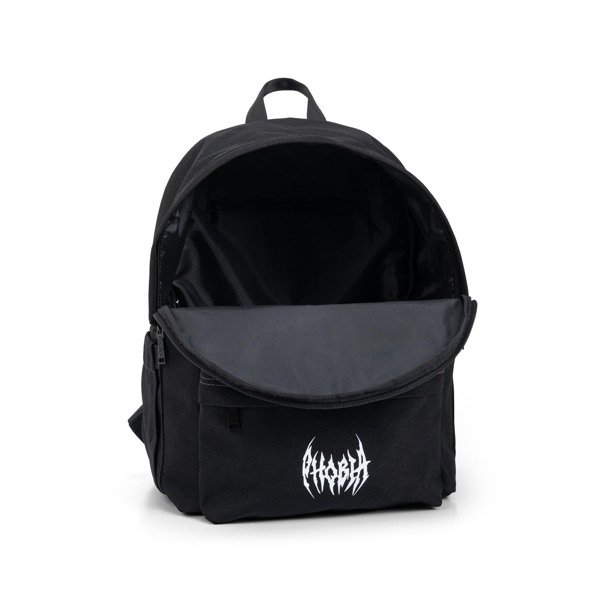 PHOBIA - Zaino Scuola Ragazzo e Ragazza con Vano Principale, Tasca Frontale con Zip, Tasca Laterale con Top Elasticizzato, Spallacci Imbottiti e Regolabili, Retro e Fondo Imbottiti, 30x40Hx17 cm, 24 L