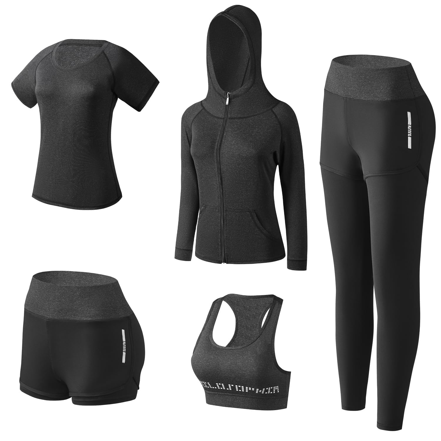 Vêtement de Sport/ Yoga,Ensembles de Costumes de Sport Gym pour Femmes