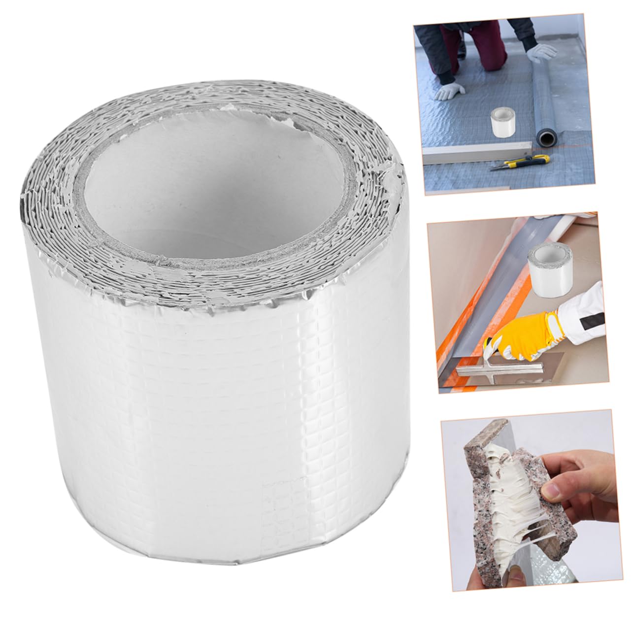 Aluminum Foil Butyl Tape Sealant Tape for Roof Repair Self-Adhesive Versatile for Rv Car and Camping