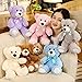 Hgplvxj Teddy Bear Stuffed Animals, 12 Inches Teddy Bear Plush Toy Birthday Christmas Valentine’s Day Gift for Kids Girlfriend (Light Brown)