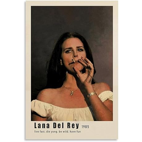 Lana Del Rey Smoking Decorative Painting Canvas Poster