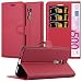 Produktbild Cadorabo Hülle für Lenovo K6 Note in Karmin ROT - Handyhülle mit Magnetverschluss, Standfunktion und Kartenfach - Case Cover Schutzhülle Etui Tasche Book Klapp Style