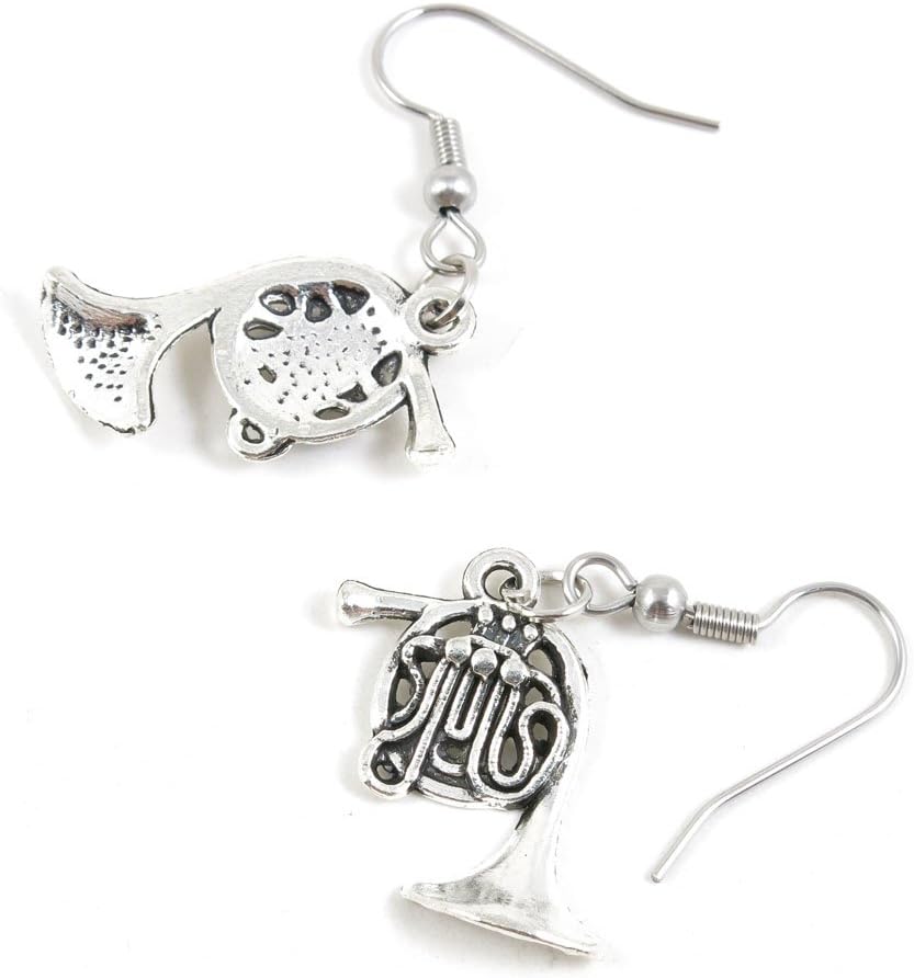 1 Pair French Horn Ear Hooks Earring Supply Jewelry Making Charms V4PV5